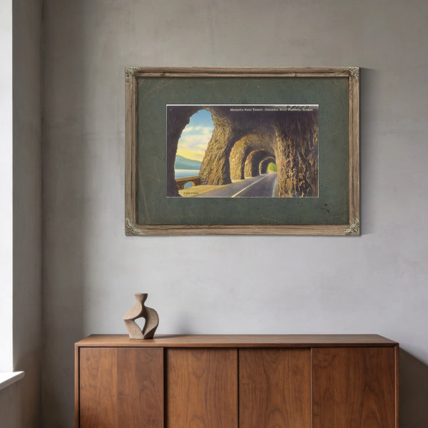 Mitchell's Point Tunnel Columbia River Highway Oregon — vintage wall art by Bella Frye