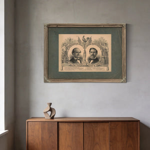 Democratic Candidates William J Bryan John W Kern 198 — Framed Wall Art Room View | Bella Frye
