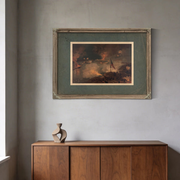 Battle of Port Hudson 1887 — Framed Wall Art Room View | Bella Frye