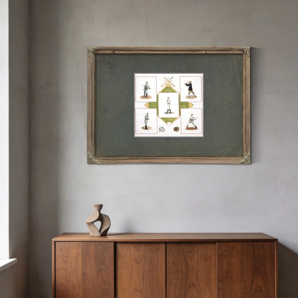 Souvenir Square Usa 1912 — Framed Wall Art Room View | Bella Frye