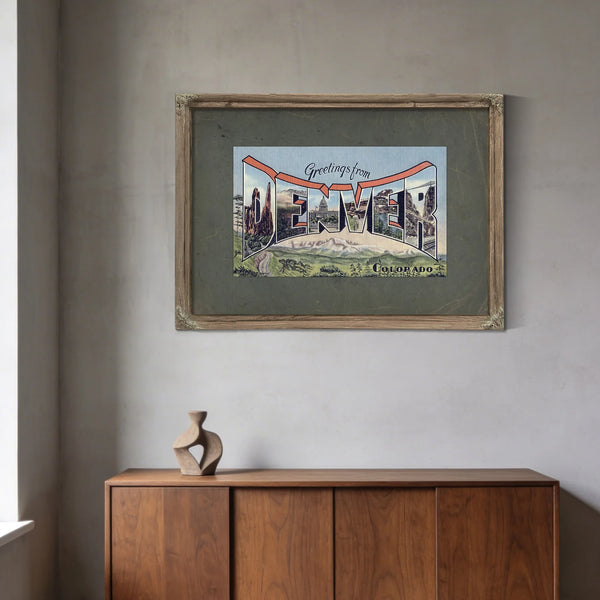 Colorado Denver — Framed Wall Art Room View | Bella Frye