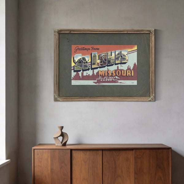 Missouri St Louis — Framed Wall Art Room View | Bella Frye