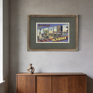 Alabama Mobile — Framed Wall Art Room View | Bella Frye
