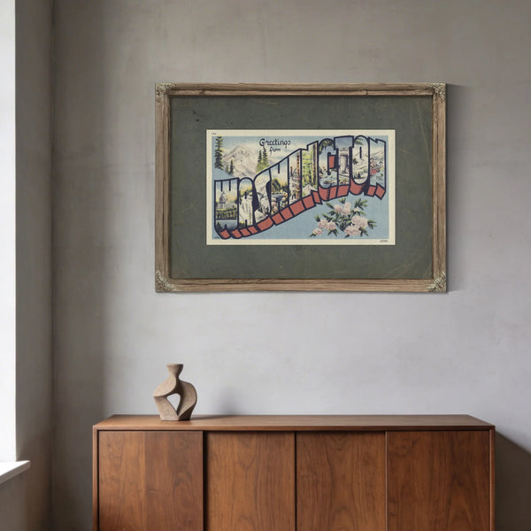 Washington — Framed Wall Art Room View | Bella Frye