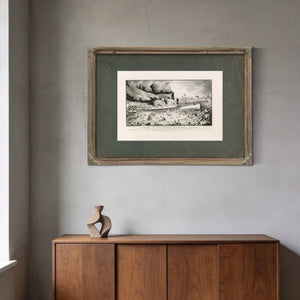 Burning of the Henry Clay Near Yonkers_ While on Her Trip From Albany to New — Framed Wall Art Room View | Bella Frye
