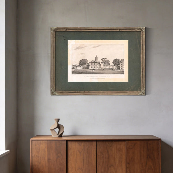 Harvard University Cambridge Mass 19th Century — Framed Wall Art Room View | Bella Frye