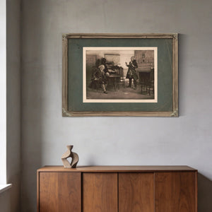 Franklin and Gen Braddock 196 — Framed Wall Art Room View | Bella Frye