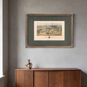 Fort Marshall Baltimore Md Fifth Regiment Artillery Nyv 1862 — Framed Wall Art Room View | Bella Frye