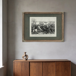 Battle of Pittsburgh Tenn April 7th 1862 1862 — Framed Wall Art Room View | Bella Frye