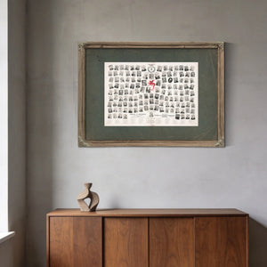 a Gallery of Welsh and Welsh American Poets 1893 — Framed Wall Art Room View | Bella Frye