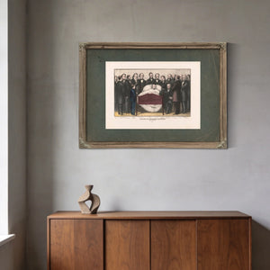 Death of Abraham Lincoln April 15th 1865 1865 — Framed Wall Art Room View | Bella Frye