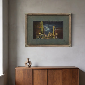 Broadway At Night 'The Great White Way' Portland Oregon — vintage wall art by Bella Frye