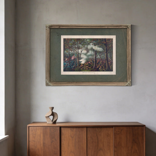 Battle of Tippecanoe 1889 — Framed Wall Art Room View | Bella Frye