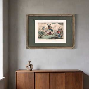 Death of Tecumseh Battle of the Thames Oct 18 1813 1846 — Framed Wall Art Room View | Bella Frye