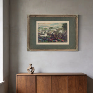 Battle of Bull Runjuly 21st 1861federal Gen Mcdowell Confederate Gen Beaureg — Framed Wall Art Room View | Bella Frye