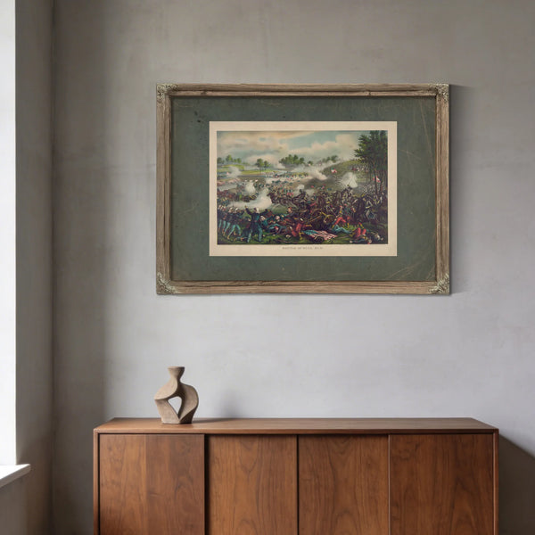Battle of Bull Runjuly 21st 1861federal Gen Mcdowell Confederate Gen Beaureg — Framed Wall Art Room View | Bella Frye
