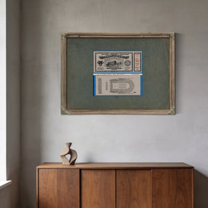 Ticket to the 1926 Army Navy Game 2 — Framed Wall Art Room View | Bella Frye