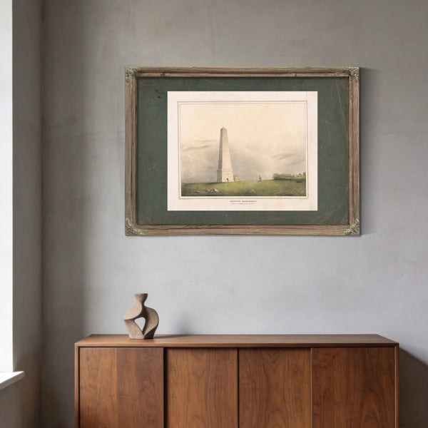 Groton Monument 19th Century — Framed Wall Art Room View | Bella Frye