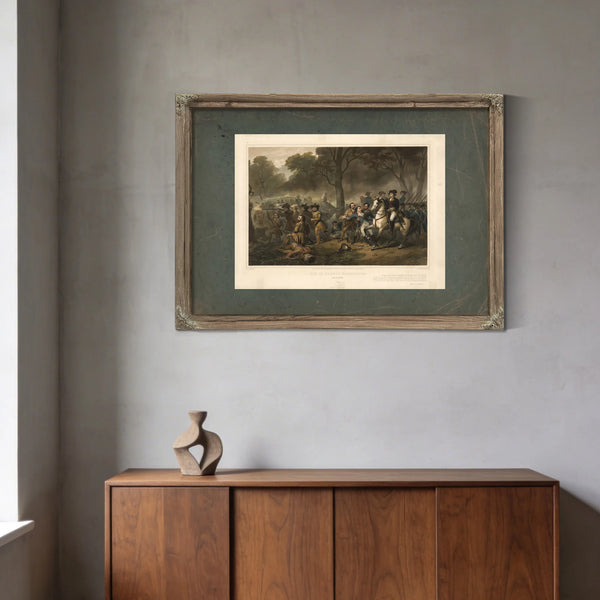 Life of George Washingtonthe Soldier 1854 — Framed Wall Art Room View | Bella Frye