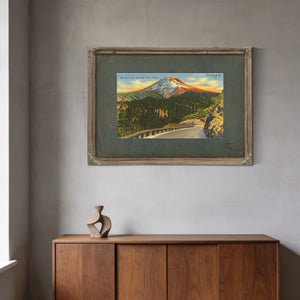 Mt Hood From Buzzards Point Oregon'1 — vintage wall art by Bella Frye