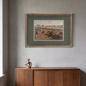Battle of Gettysburg 1887 — Framed Wall Art Room View | Bella Frye