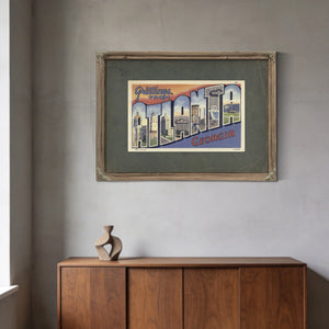 Georgia Atlanta — Framed Wall Art Room View | Bella Frye