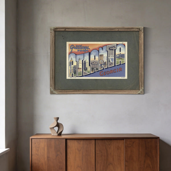 Georgia Atlanta — Framed Wall Art Room View | Bella Frye