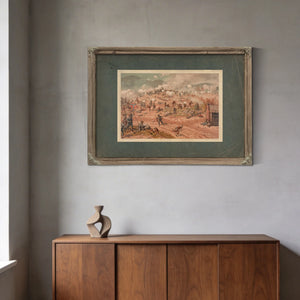 Battle of Allatoona Pass 1887 — Framed Wall Art Room View | Bella Frye
