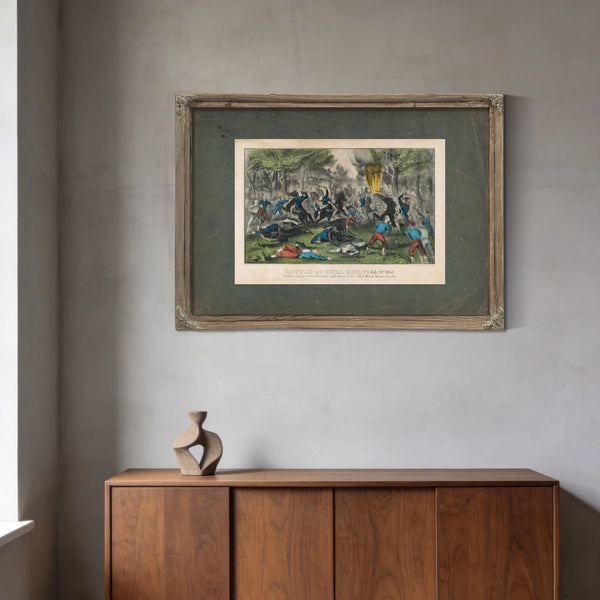 Battle of Bull Run Va July 21st 1861 1861 — Framed Wall Art Room View | Bella Frye