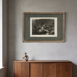 Landing of the Pilgrims on Plymouth Rock 162 1869 — Framed Wall Art Room View | Bella Frye