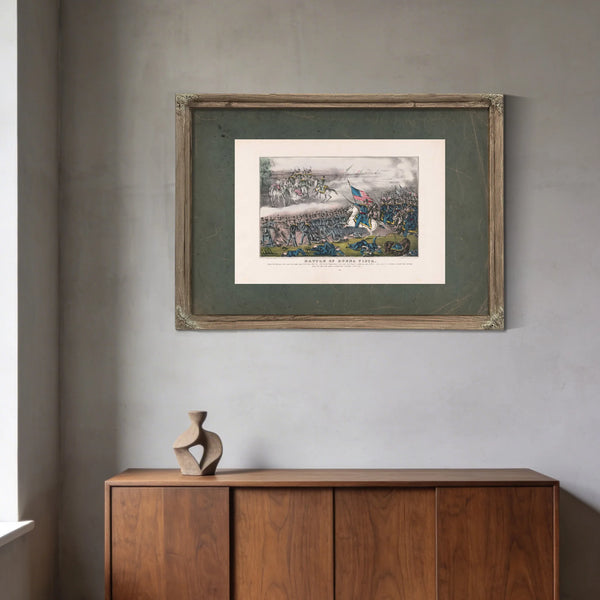 Battle of Buena Vista 19th Century — Framed Wall Art Room View | Bella Frye