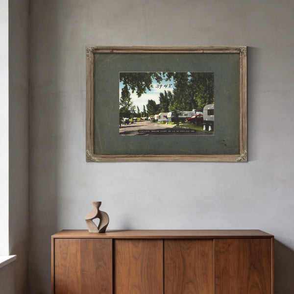 Portland Trailer Court On Us 99 Portland Ore — vintage wall art by Bella Frye
