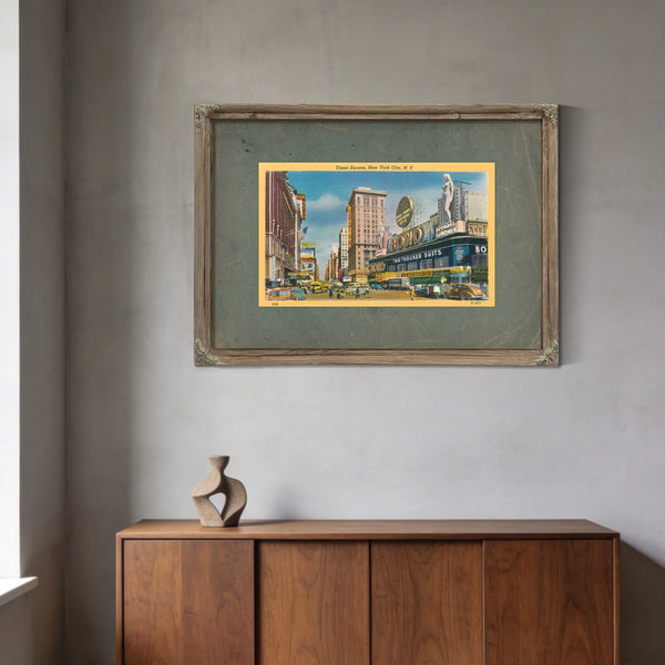 Times — Framed Wall Art Room View | Bella Frye