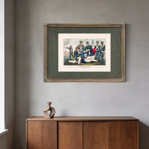 Death of Colonel Clay Battle of Buena Vista Febuary 23rd 1847 1847 — Framed Wall Art Room View | Bella Frye