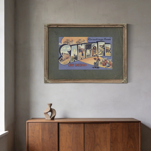 New Mexico Santa Fe — Framed Wall Art Room View | Bella Frye