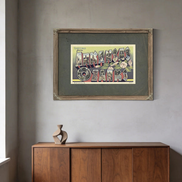 Arkansas Ozarks — Framed Wall Art Room View | Bella Frye