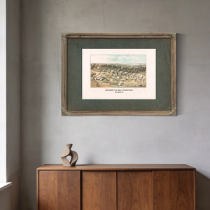 Camp Andrew 17th Rgt Mass V Stewarts Grove Baltimore Md 1861 — Framed Wall Art Room View | Bella Frye