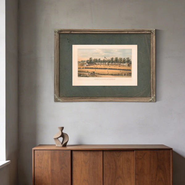 Belger Barracks Baltimore Md 1863 — Framed Wall Art Room View | Bella Frye