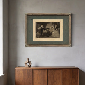 George Washington Parke Custis George Washington Eleanor Parke Custis Martha — Framed Wall Art Room View | Bella Frye