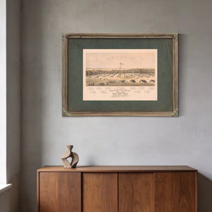 Camp Meigs 861 — Framed Wall Art Room View | Bella Frye