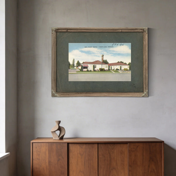Mel Wana Motel Portland Oregon — vintage wall art by Bella Frye