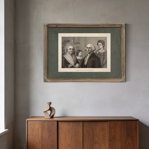 George Washington at Mt Vernon 1889 — Framed Wall Art Room View | Bella Frye