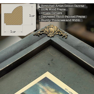 The Generals Eternal Vigil Riverside Mausoleum Nocturne — Framed Wall Art Room View | Bella Frye