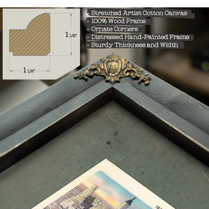 Harbor of Ambition Lower Manhattans Gilded Gateway — Framed Wall Art Room View | Bella Frye