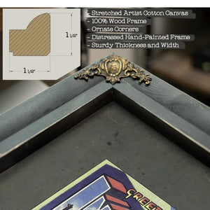 Indiana Indianapolis — Framed Wall Art Room View | Bella Frye