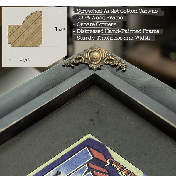 Indiana Indianapolis — Framed Wall Art Room View | Bella Frye