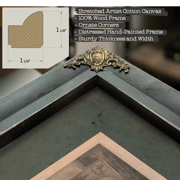 Benjamin Franklin the United States First Ambassador at the Court of France — Framed Wall Art Room View | Bella Frye