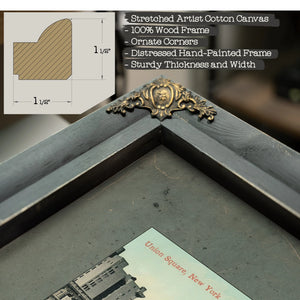 Union Square in Fading Light a Manhattan Memory Suspended in Time — Framed Wall Art Room View | Bella Frye