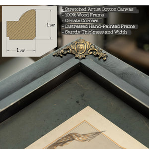 Design of Bronze Monument Commemorative of American Independence 1873 — Framed Wall Art Room View | Bella Frye