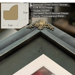 Burning of the Ocean Monarch of Boston in the English Channel August 24th 18 — Framed Wall Art Room View | Bella Frye